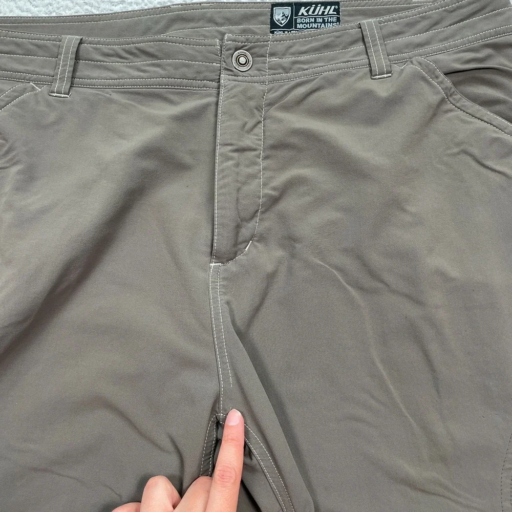 Kuhl Cargo Shorts Men's‎ Size 40 (Fits 42) Brown *Read Flaws* 13